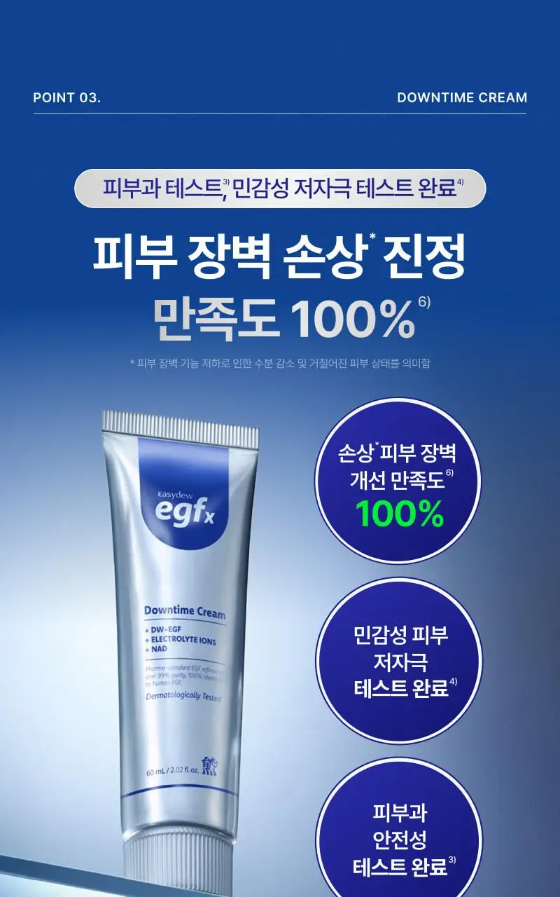 [색소침착 / 진정장벽케어]이지듀 EGFx 다운타임 크림 60ml 기획(+오인트 겔 5ml) 상세페이지 31